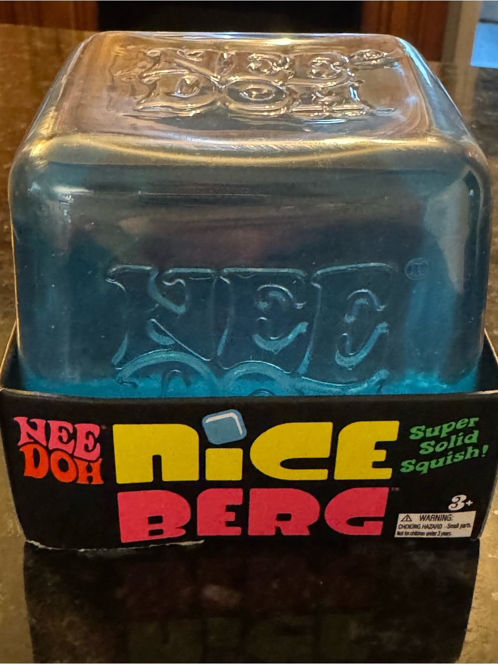 NeeDoh Nice Berg Super Solid Squish - Blue - Picture 2 of 3